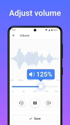 Audio Editor android App screenshot 1